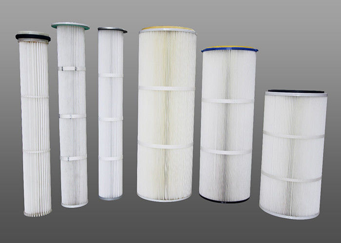 Vidalı Kaldırma 660mm 6.8m2 Endüstriyel Toz Toplayıcı Kartuş Filtreleri