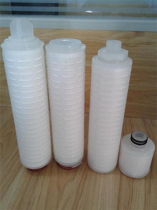 asitlere, alkalilere dayanıklı 40 ″ PP 20 Mikron Pileli Su Filtresi